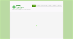 Desktop Screenshot of opem.dk